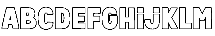 Fox Bunko Outline FONT