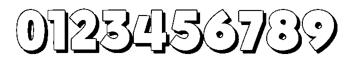 Fox Bunko Shadow Font OTHER CHARS