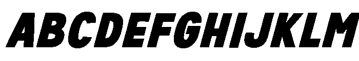 Fox Bunko Slant Font UPPERCASE