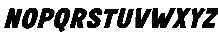 Fox Bunko Slant Font UPPERCASE
