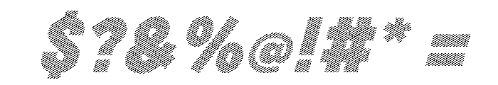 Fox Bunko Strokes Slant Font OTHER CHARS