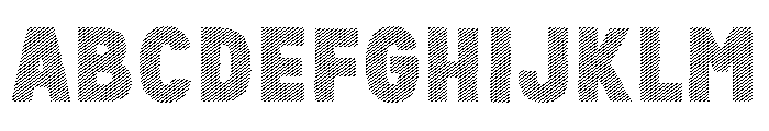 Fox Bunko Strokes Font UPPERCASE