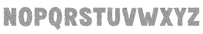 Fox Bunko Strokes Font UPPERCASE