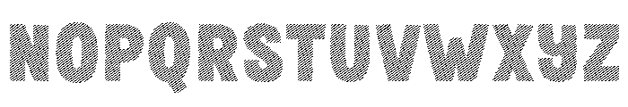 Fox Bunko Strokes Font LOWERCASE