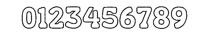 Fox Cynthia Outline Font OTHER CHARS
