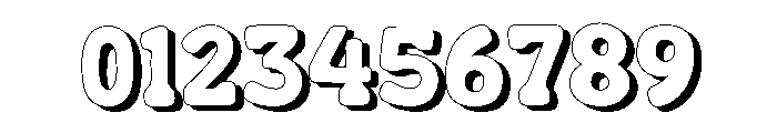 Fox Cynthia Shadow Font OTHER CHARS