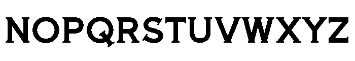 Fox Damian Bold Font UPPERCASE