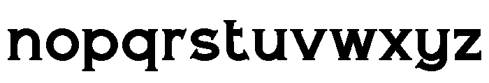 Fox Damian Bold Font LOWERCASE