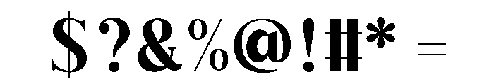 Fox Deliora Font OTHER CHARS