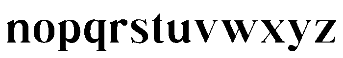 Fox Deliora Font LOWERCASE