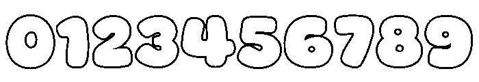 Fox Dimsum Outline Font OTHER CHARS