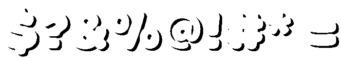 Fox Dimsum Shadow Font OTHER CHARS