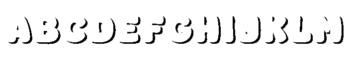Fox Dimsum Shadow Font UPPERCASE