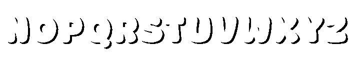 Fox Dimsum Shadow Font UPPERCASE