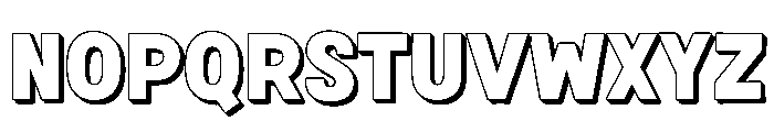 Fox Fresh 3D Font UPPERCASE