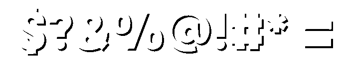 Fox Fresh Shadow Font OTHER CHARS