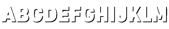 Fox Fresh Shadow Font UPPERCASE