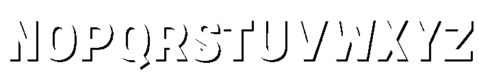 Fox Fresh Shadow Font UPPERCASE