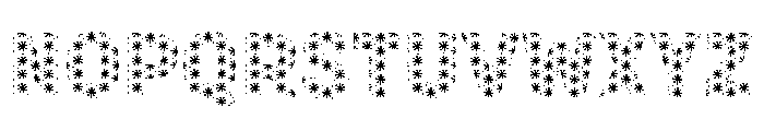 Fox Fresh Snowflake Font UPPERCASE