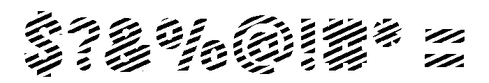 Fox Fresh Stripes Font OTHER CHARS