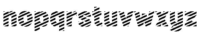 Fox Fresh Stripes Font LOWERCASE