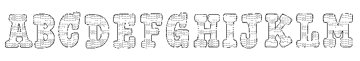 Fox Gabriel Spot Font UPPERCASE