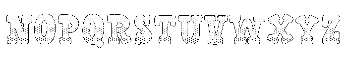 Fox Gabriel Spot Font UPPERCASE