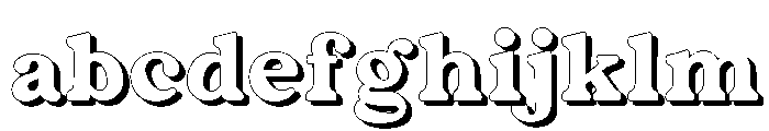 Fox Galloria Shadowdow FONT