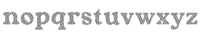Fox Galloria Strokes Font LOWERCASE
