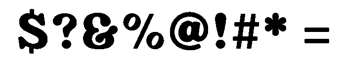 Fox Galloria Font OTHER CHARS