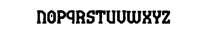 Fox Games Font LOWERCASE