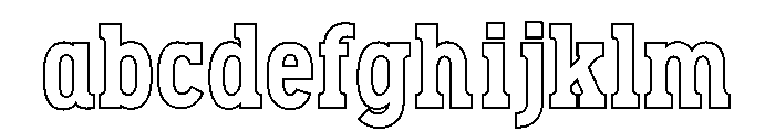 Fox Granite Outline FONT