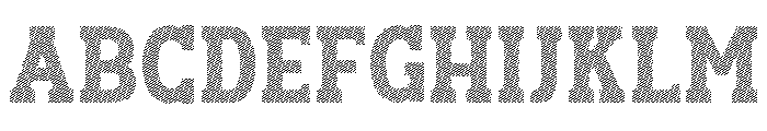 Fox Granite Strokes Font UPPERCASE