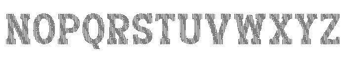 Fox Granite Strokes Font UPPERCASE