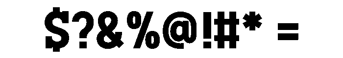 Fox Granite Font OTHER CHARS
