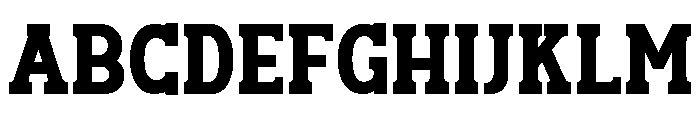 Fox Granite Font UPPERCASE