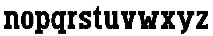 Fox Granite Font LOWERCASE