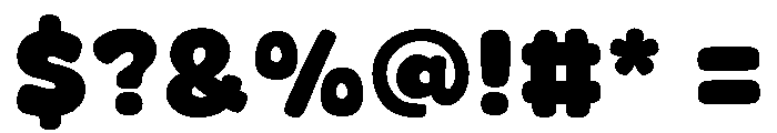 Fox Jumbo Font OTHER CHARS