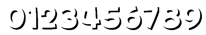 Fox Kinda Shadow Font OTHER CHARS