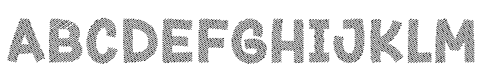Fox Kinda Strokes Font UPPERCASE