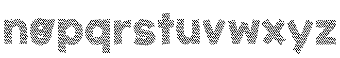 Fox Kinda Strokes Font LOWERCASE