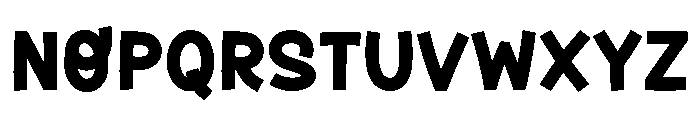 Fox Kinda Font UPPERCASE