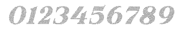 Fox Miravel Strokes Slant Font OTHER CHARS