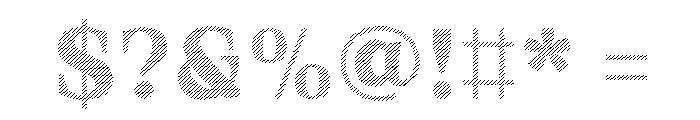 Fox Miravel Strokes Font OTHER CHARS