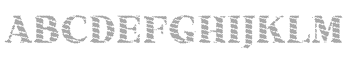 Fox Miravel Strokes Font UPPERCASE