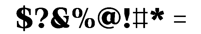 Fox Miravel Font OTHER CHARS