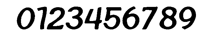 Fox Nib Font OTHER CHARS