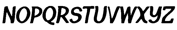 Fox Nib Font UPPERCASE