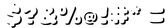 Fox Orbit Shadow Font OTHER CHARS