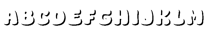 Fox Orbit Shadow Font UPPERCASE